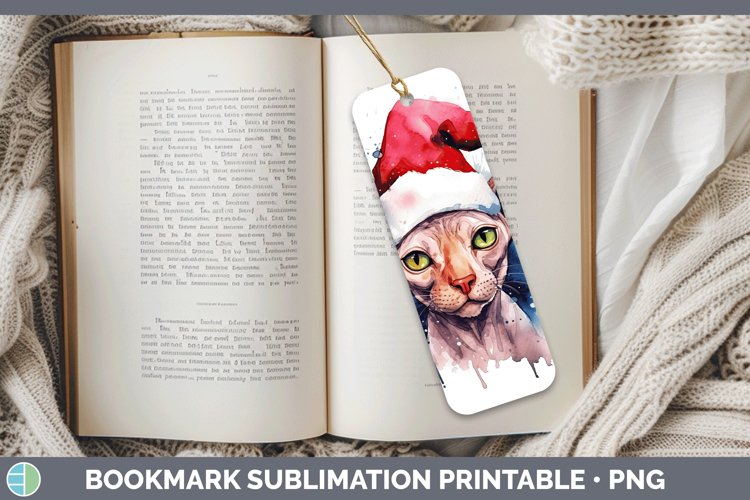 GorgeousSanta Hat Bookmark design.