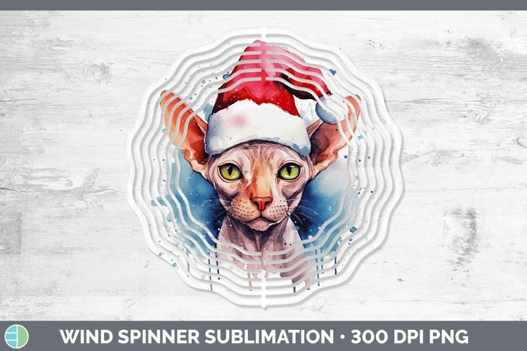 GorgeousSanta Hat Wind Spinner design.