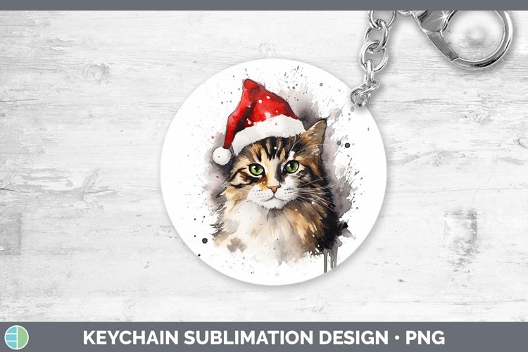 GorgeousSanta Hat Keychain design.