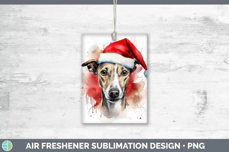 Santa Hat Whippet Air Freshener Sublimation Car Freshener De