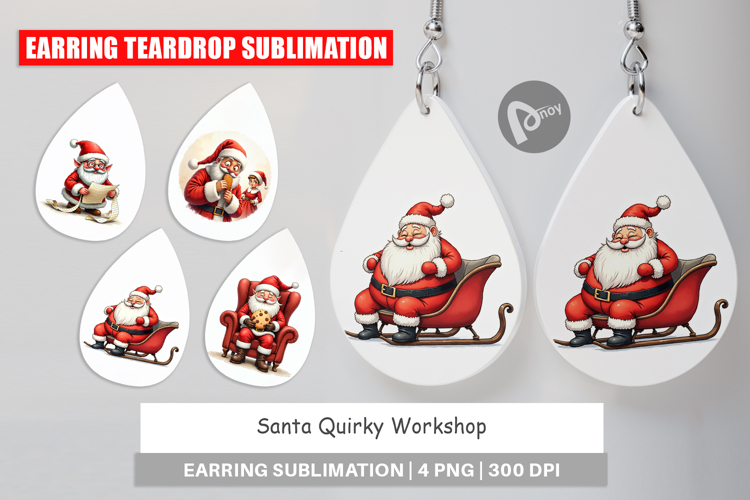 Earring Sublimation Designs Image 9