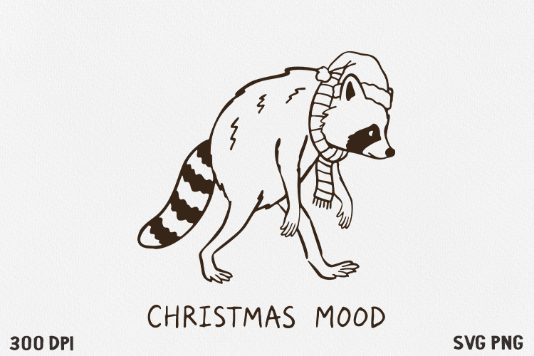 Funny Raccoon SVG PNG, Viral raccoon meme.