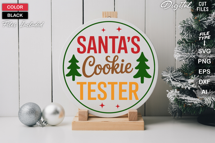 Round Christmas Svg Image 10