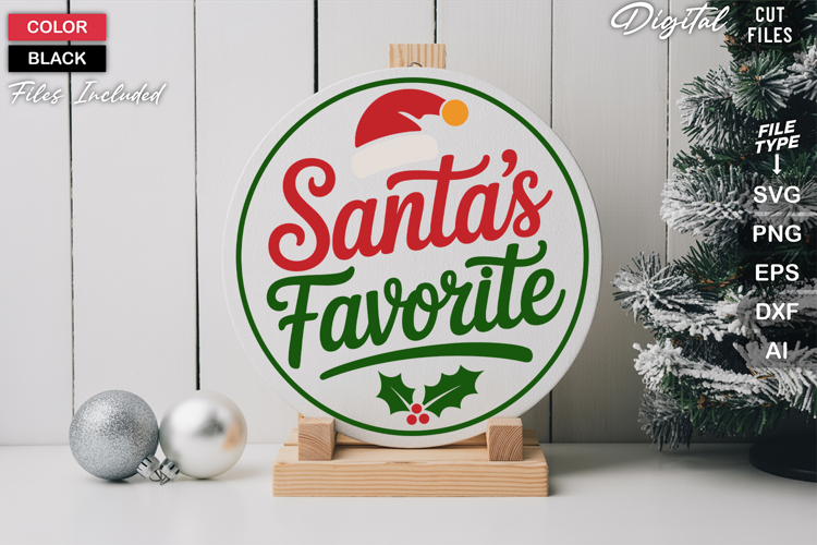 Round Christmas Svg Image 24