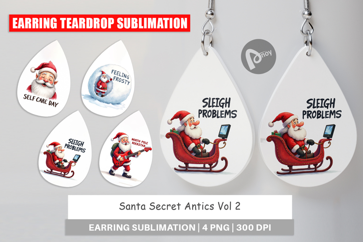 Santa Secrets Earring