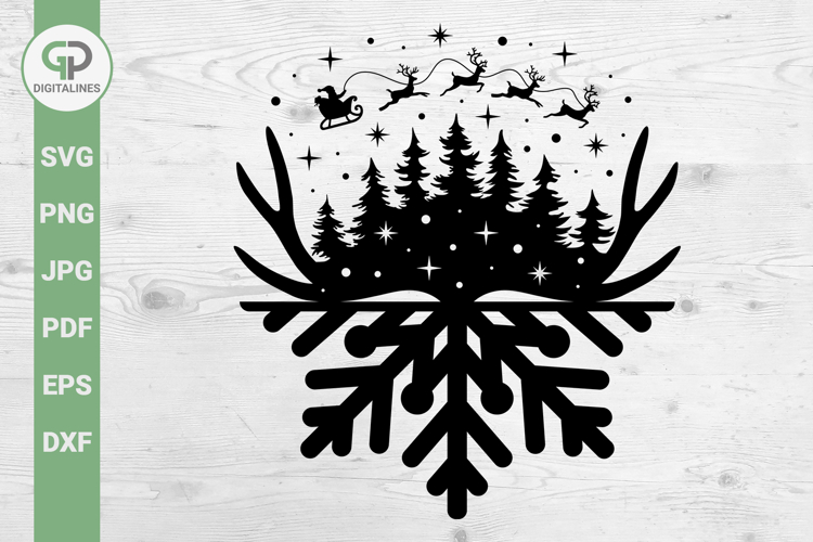 Christmas Scene Clipart Image 20