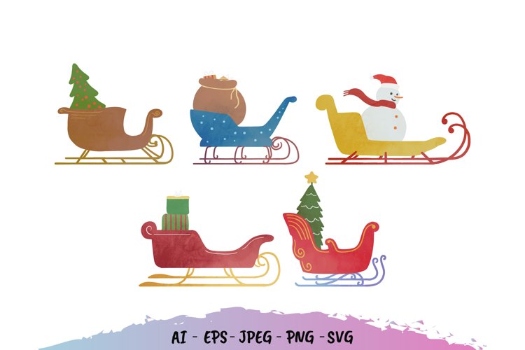 Sleigh Png Image 13