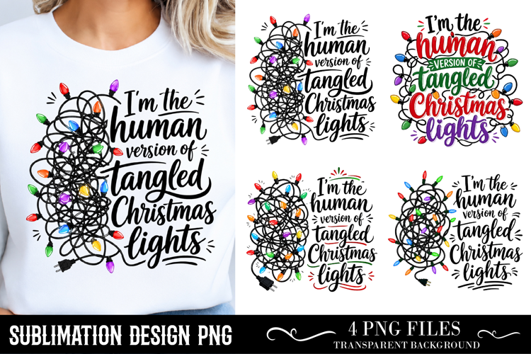 Christmas Santa PNG, Cricut Christmas tangled ligh