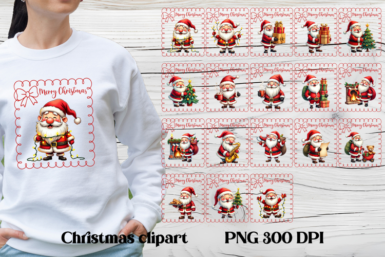 Santa Christmas Clipart Image 5