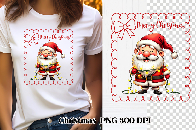 Santa Christmas Clipart Image 17