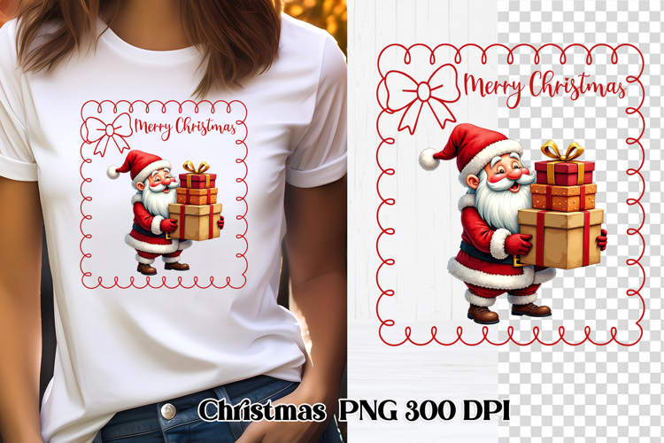 Santa Christmas Clipart Image 16