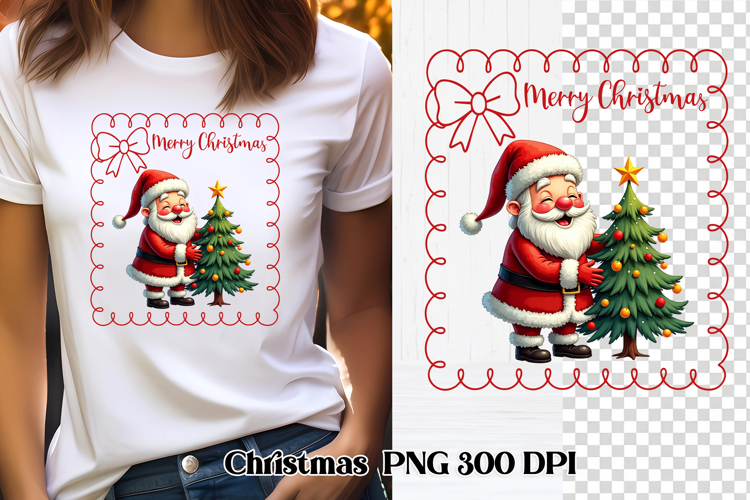 Santa Christmas Clipart Image 24