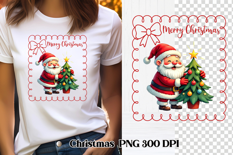 Santa Christmas Clipart Image 15