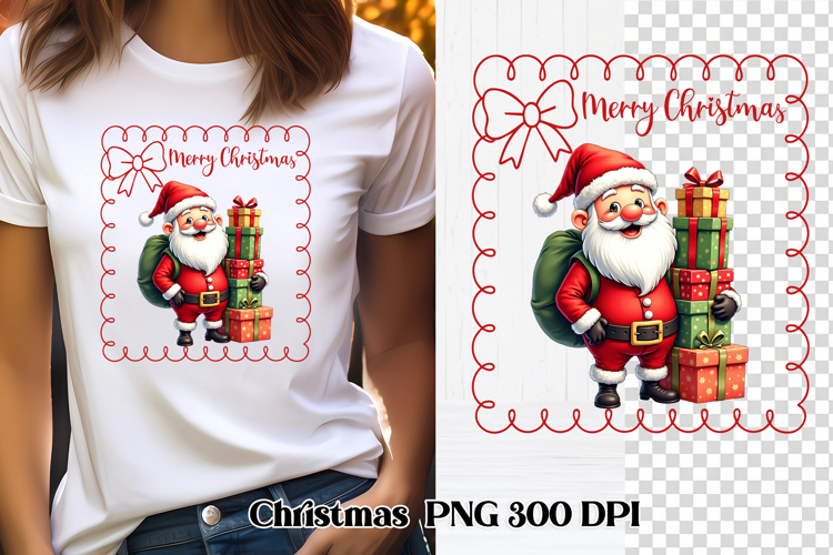 Santa Christmas Clipart Image 12