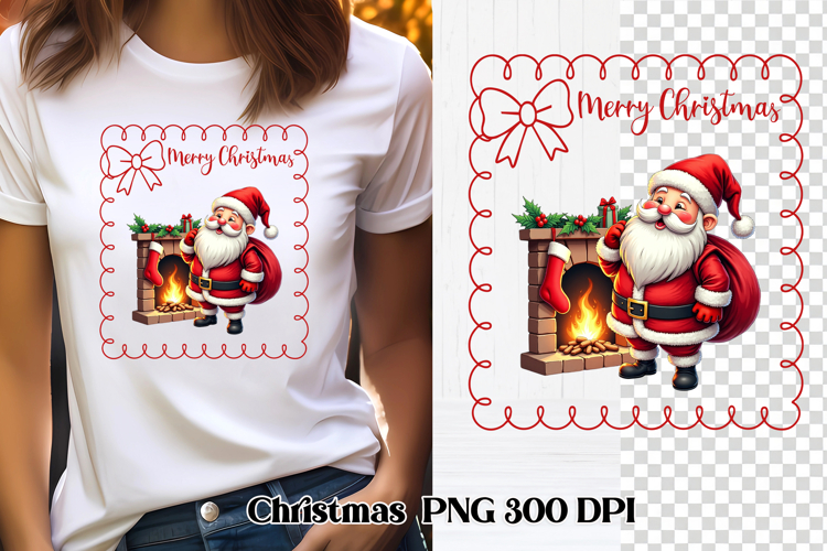 Santa Christmas Clipart Image 11