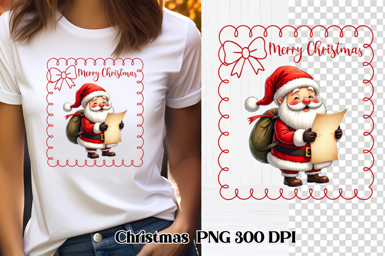 Santa Christmas Clipart Image 8