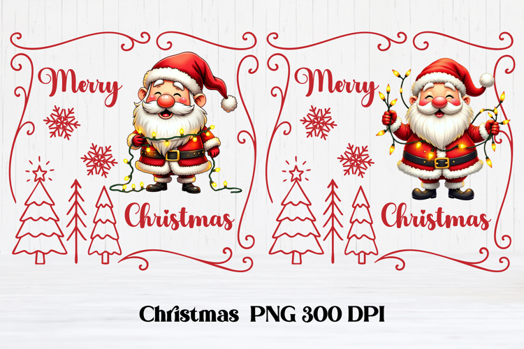 Funny Christmas Santa Claus clipart PNG design