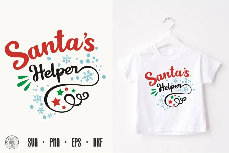 Kids Christmas svg | Santas helper svg