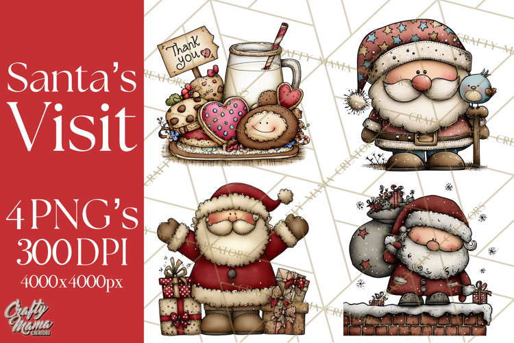 The Night Before Christmas Clipart, Santas Sleigh PNG
