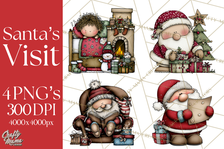 The Night Before Christmas Clipart, Santas Sleigh PNG