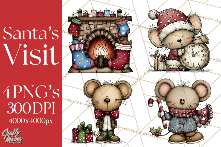 The Night Before Christmas Clipart, Santas Sleigh PNG