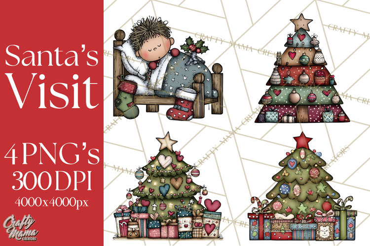 The Night Before Christmas Clipart, Santas Sleigh PNG