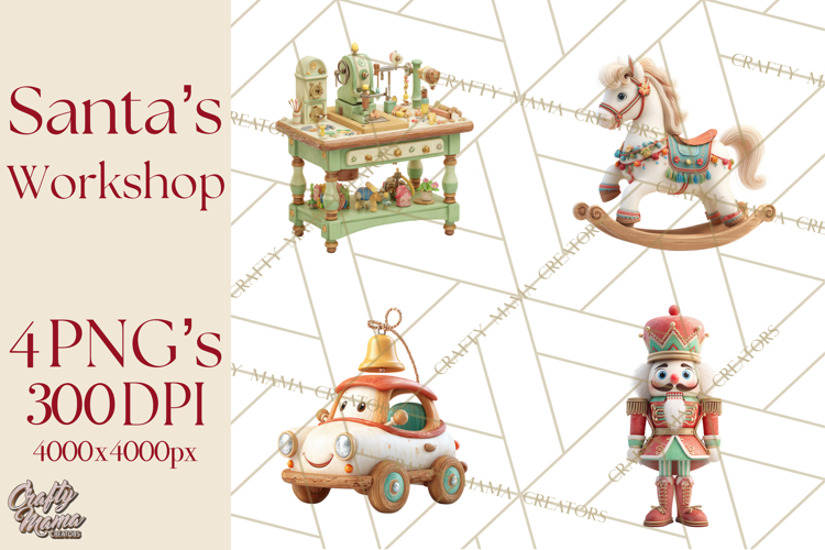 Santas Workshop Clipart, Christmas Elf   Santa Clipart Png