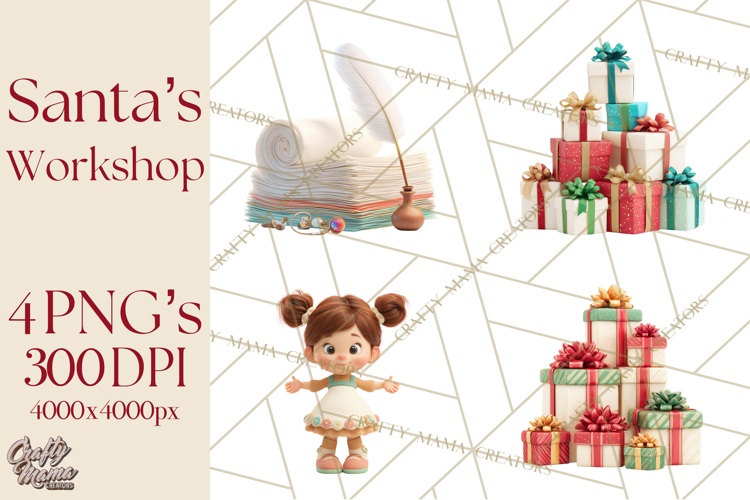 Christmas Elves Clipart Image 10
