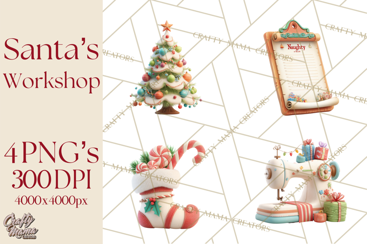 Santas Workshop Clipart, Christmas Elf   Santa Clipart Png