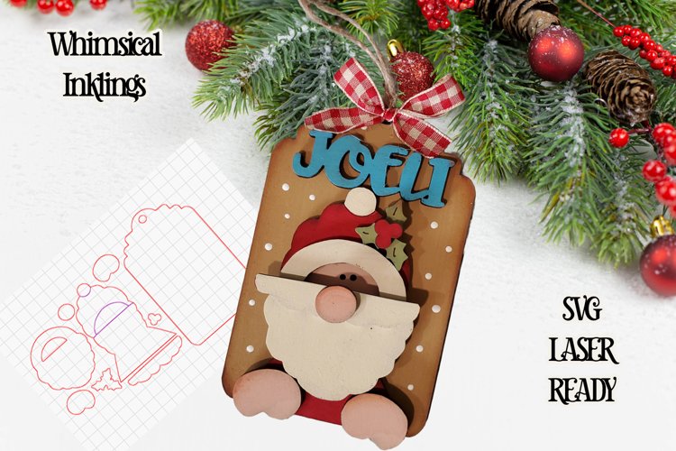 Christmas Tag Svg