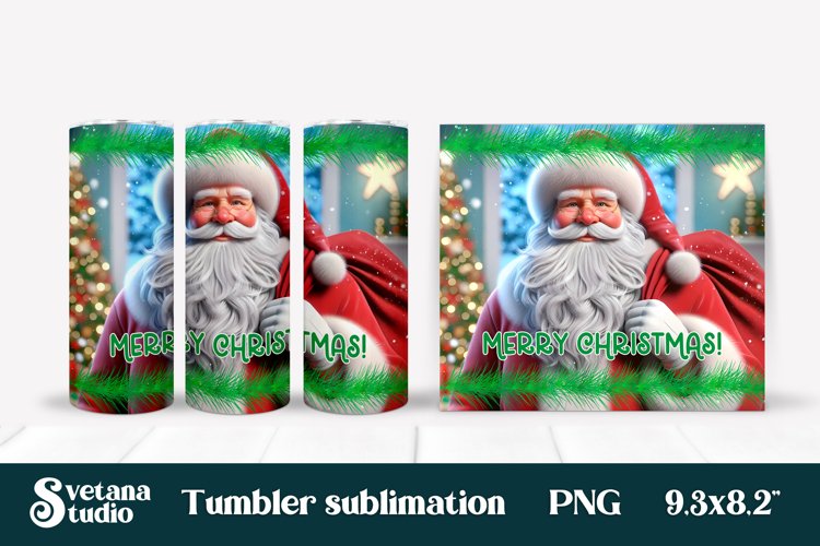 Christmas Tumbler Wrap Image 2