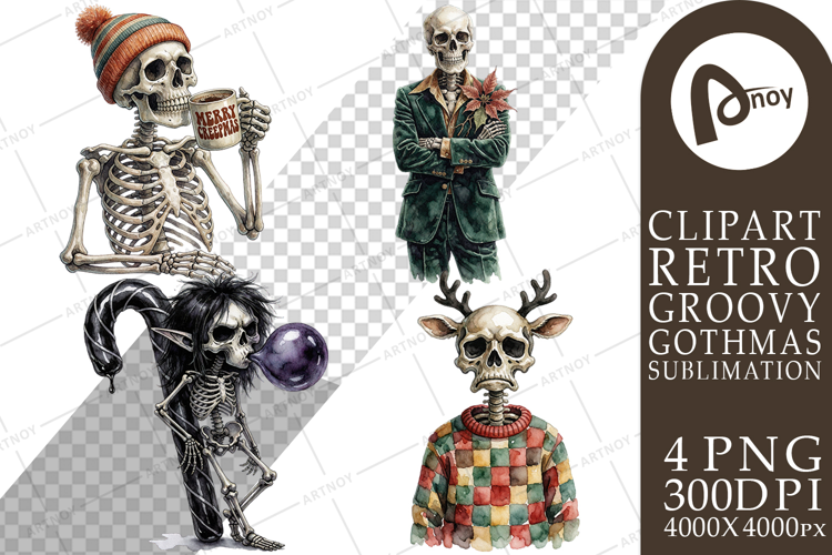 70s Skeleton Gothmas Sublimation