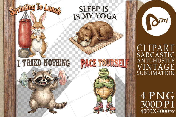 Sarcastic Anti Fitness Sublimation