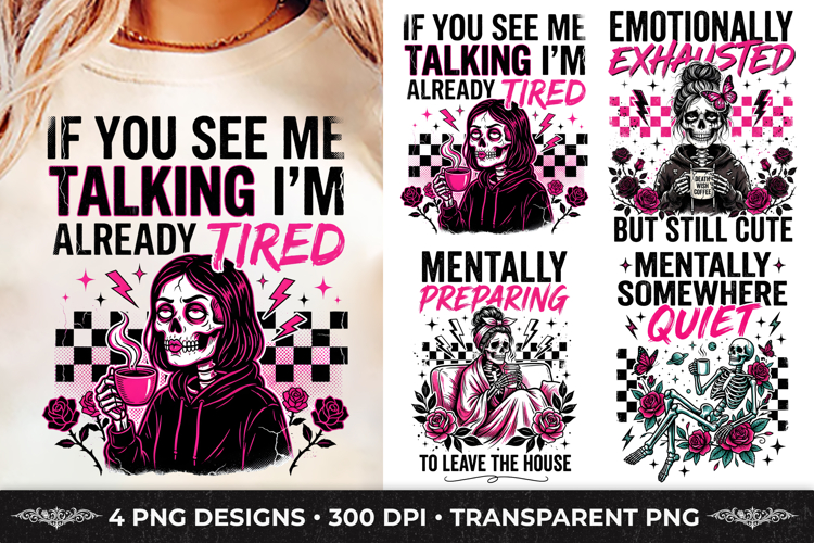 Antisocial Sarcastic Funny Social Anxiety T-Shirt Design PNG