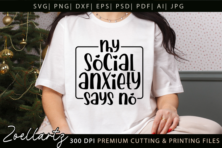 Sarcastic Mental Health SVG Funny Anxiety T-shirt Mug Design