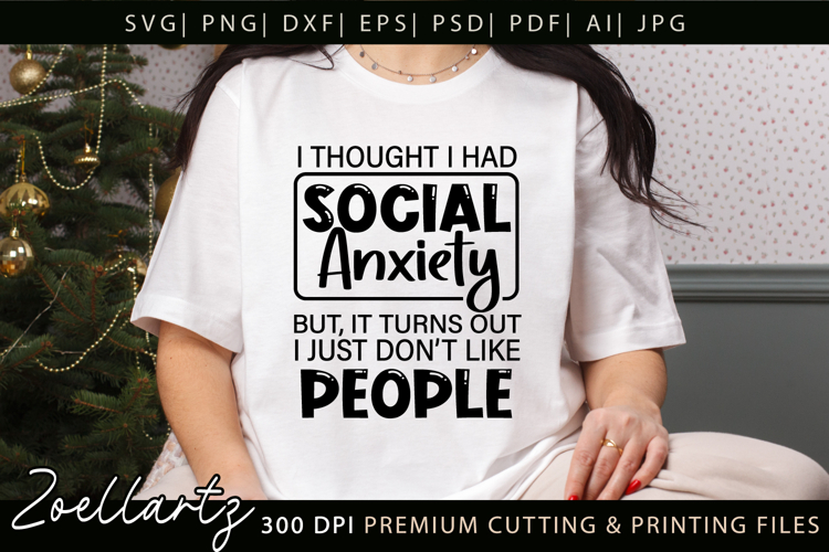 Sarcastic Mental Health SVG Funny Anxiety T-shirt Mug Design