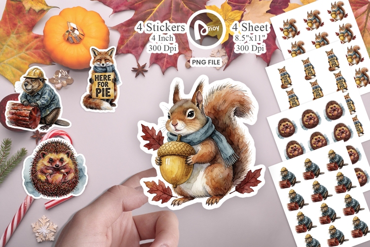 Sarcastic Woodland Critters Sticker