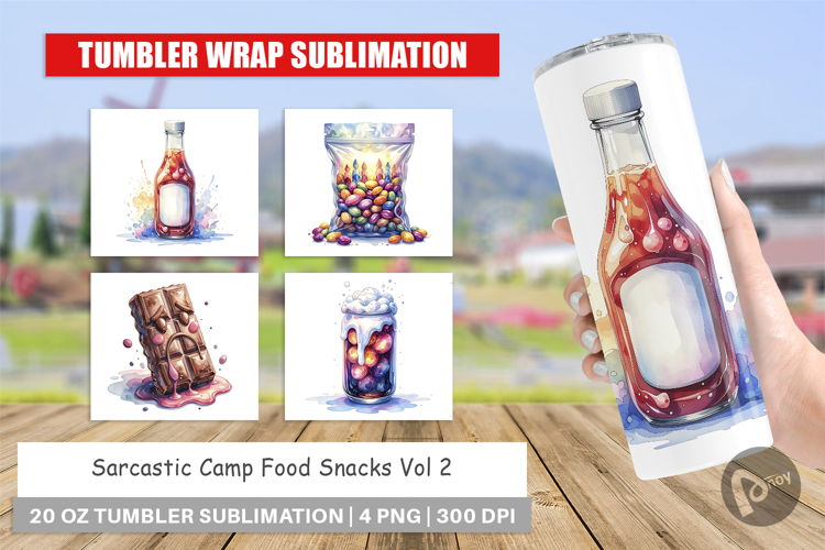 Sarcastic Camp Food Tumbler