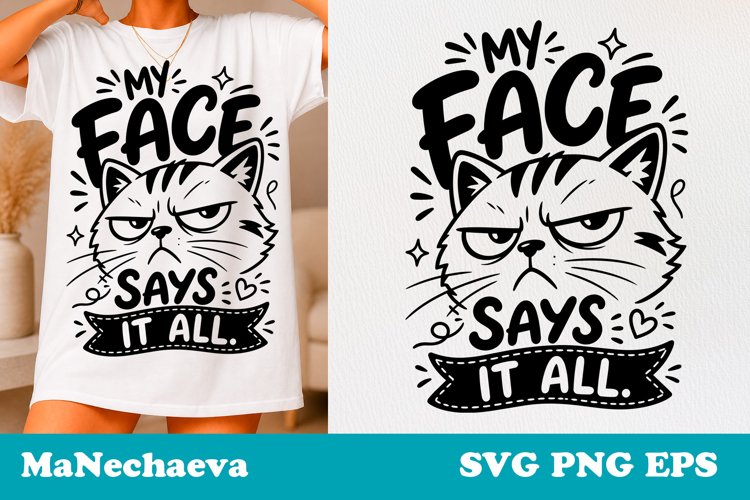 Cat Face SVGs Image 2