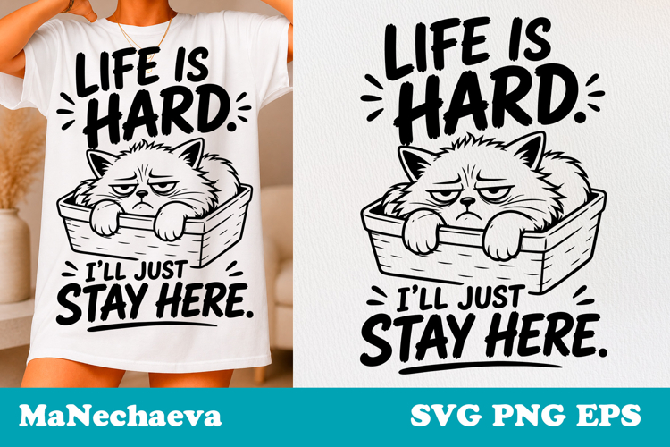 Funny Cat Svg Image 24