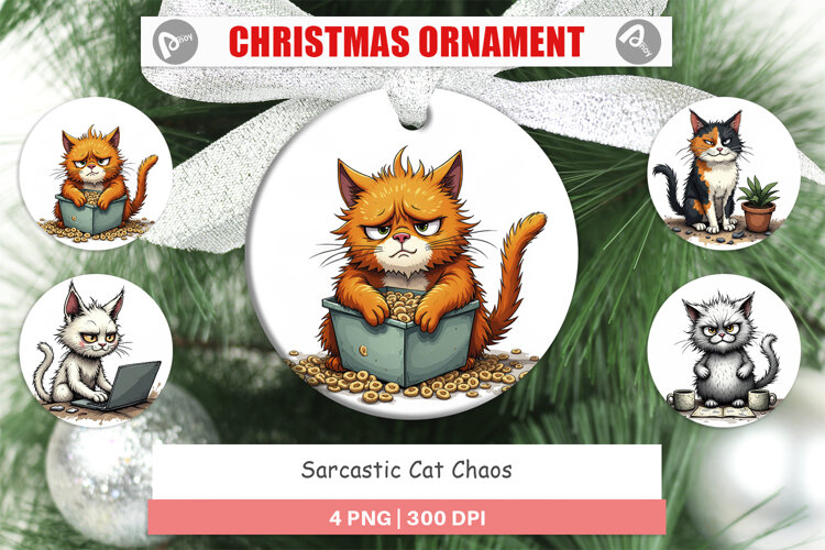 Ornament Cat Chaos example image 1