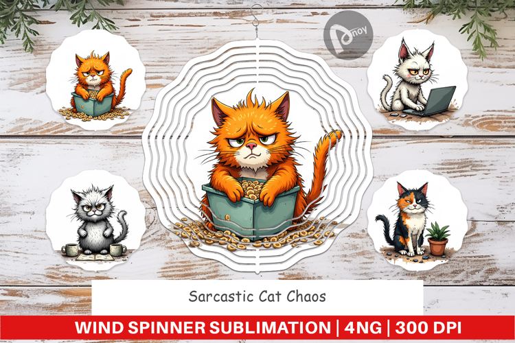 Wind Spinner Cat Chaos