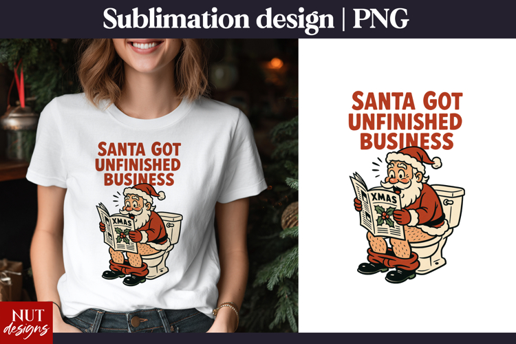 Funny Christmas quote Naughty Santa Claus t shirt design