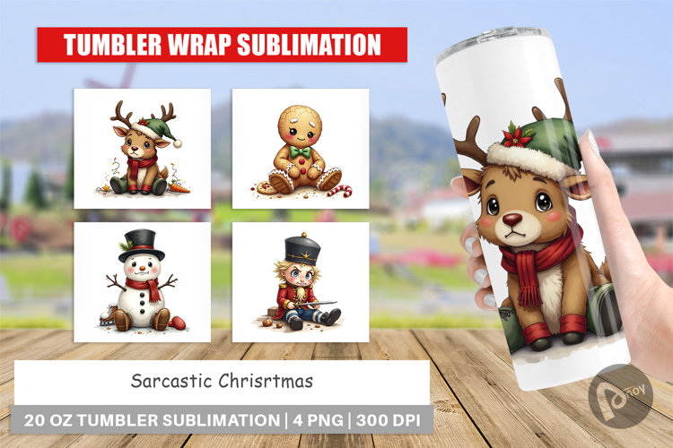 Sarcastic Christmas Tumbler