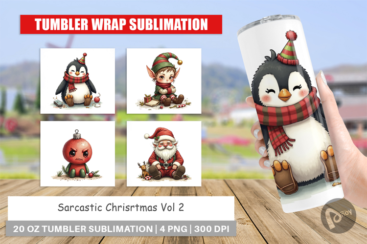 Sarcastic Christmas Tumbler