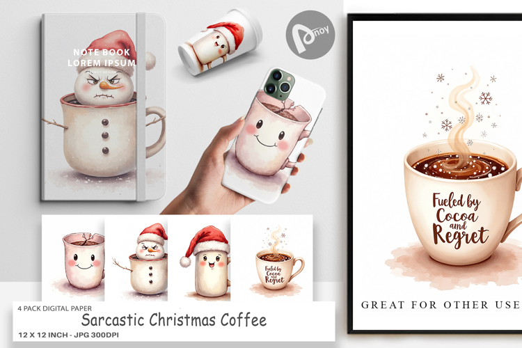 Christmas Watercolor Clipart Image 13