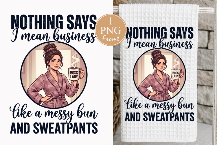 Sarcastic Coffee Lover Kitchen Towel PNG