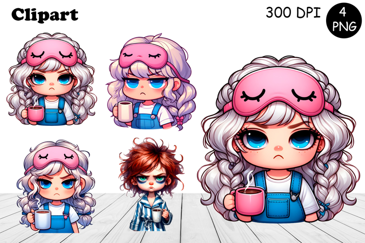 Sarcastic Coffee Mug Sublimation, Girl clipart. Frends