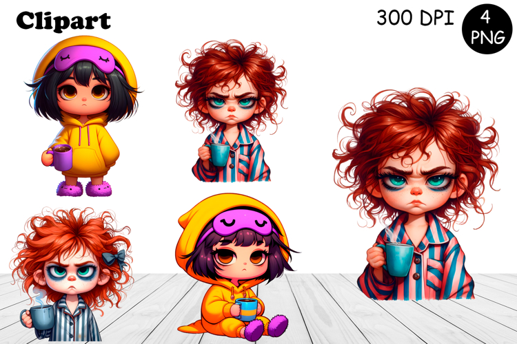 Sarcastic Coffee Mug Sublimation, Girl clipart. Frends