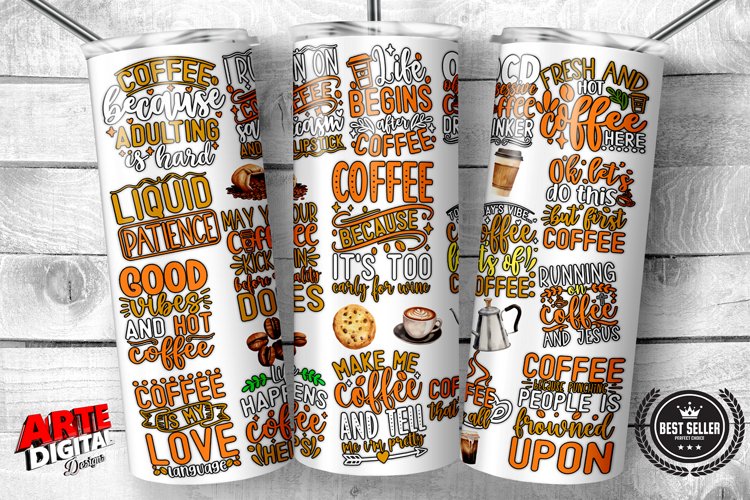 Sarcastic Coffee Tumbler Wrap |Sarcastic Quotes|Funny Coffee
